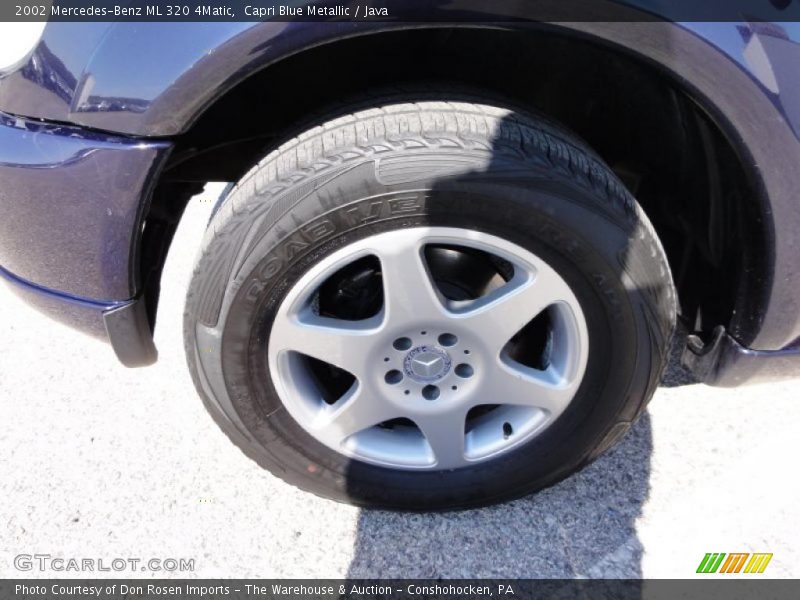 Capri Blue Metallic / Java 2002 Mercedes-Benz ML 320 4Matic