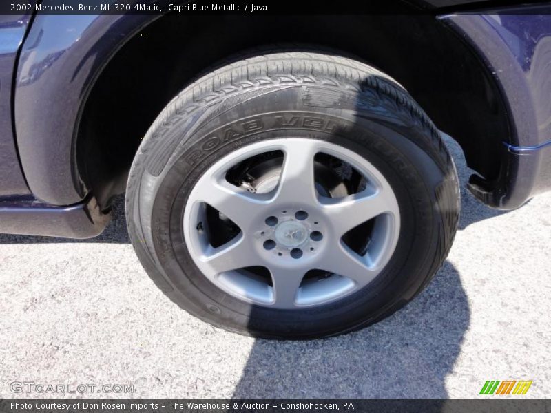 Capri Blue Metallic / Java 2002 Mercedes-Benz ML 320 4Matic