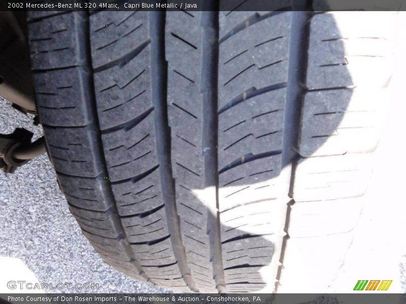 Capri Blue Metallic / Java 2002 Mercedes-Benz ML 320 4Matic