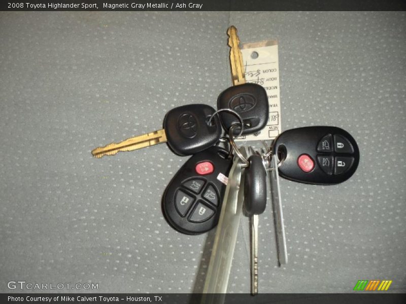 Magnetic Gray Metallic / Ash Gray 2008 Toyota Highlander Sport