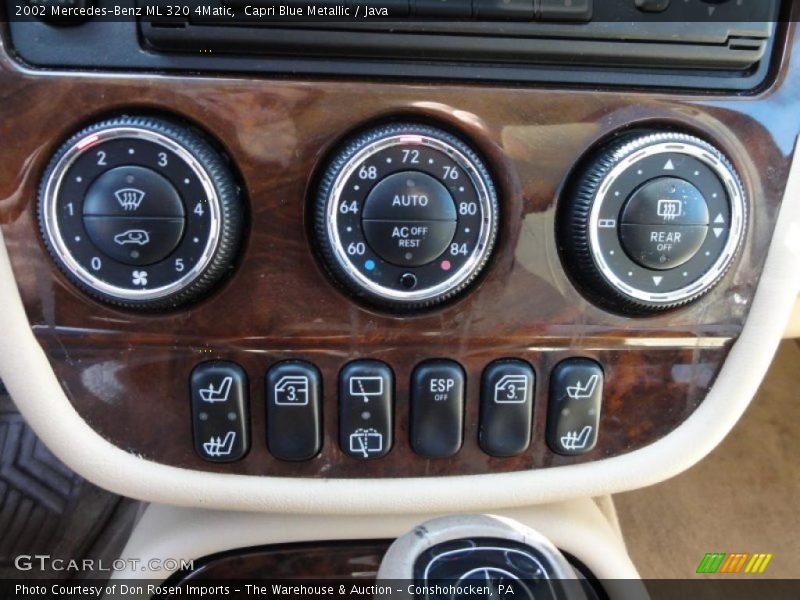 Capri Blue Metallic / Java 2002 Mercedes-Benz ML 320 4Matic