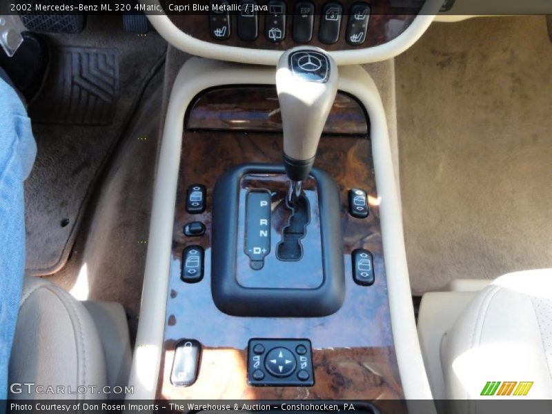 Capri Blue Metallic / Java 2002 Mercedes-Benz ML 320 4Matic