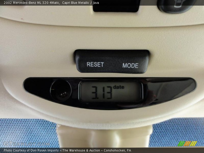 Capri Blue Metallic / Java 2002 Mercedes-Benz ML 320 4Matic