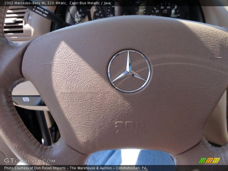 Capri Blue Metallic / Java 2002 Mercedes-Benz ML 320 4Matic