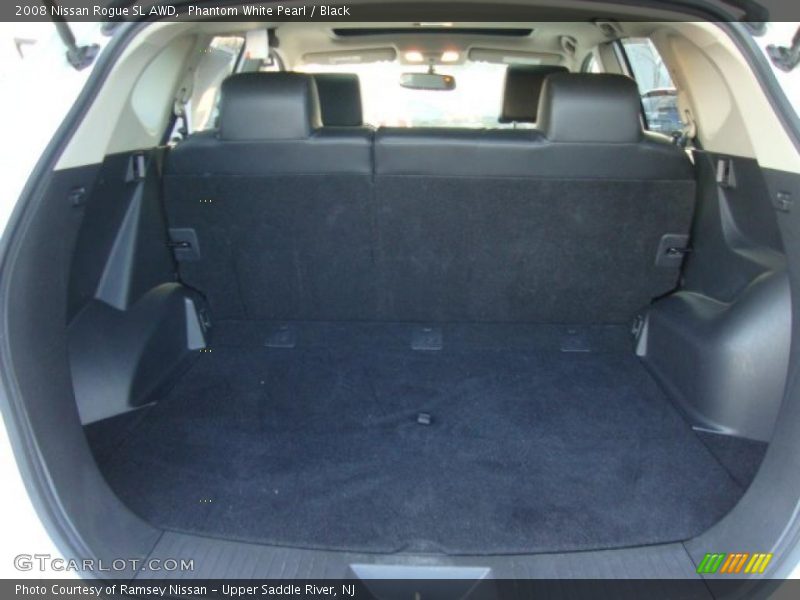 Phantom White Pearl / Black 2008 Nissan Rogue SL AWD
