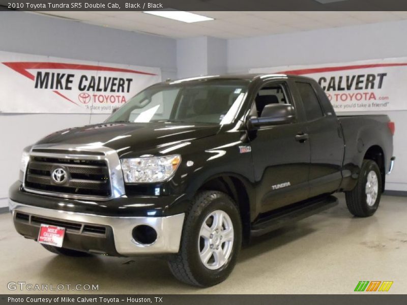 Black / Black 2010 Toyota Tundra SR5 Double Cab