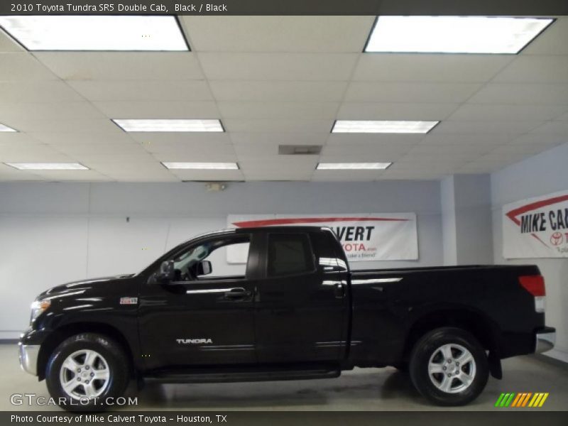 Black / Black 2010 Toyota Tundra SR5 Double Cab