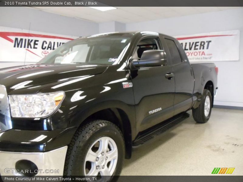 Black / Black 2010 Toyota Tundra SR5 Double Cab