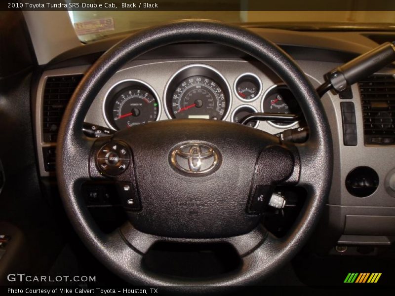 Black / Black 2010 Toyota Tundra SR5 Double Cab
