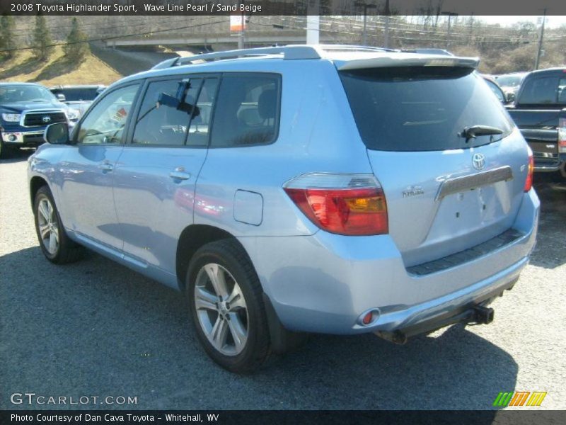 Wave Line Pearl / Sand Beige 2008 Toyota Highlander Sport