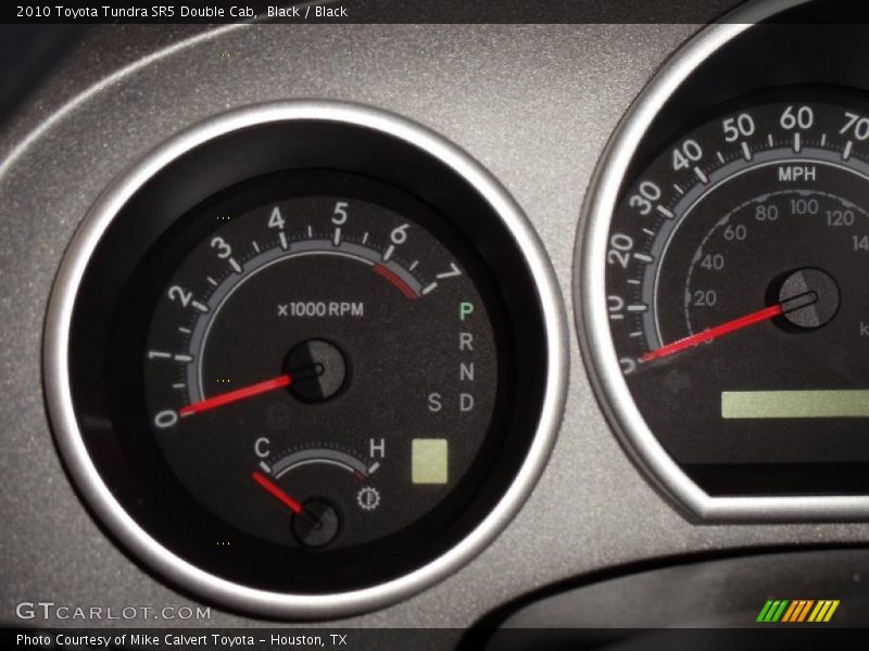 Black / Black 2010 Toyota Tundra SR5 Double Cab