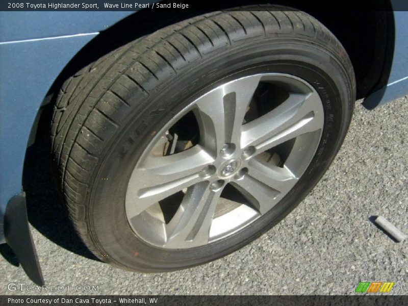 Wave Line Pearl / Sand Beige 2008 Toyota Highlander Sport