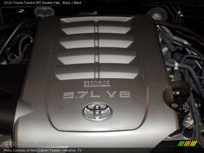 Black / Black 2010 Toyota Tundra SR5 Double Cab