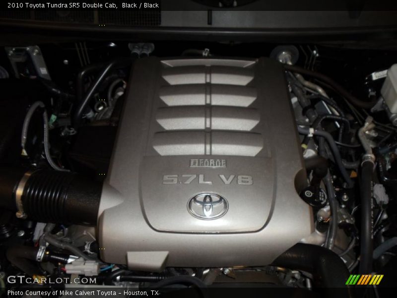 Black / Black 2010 Toyota Tundra SR5 Double Cab