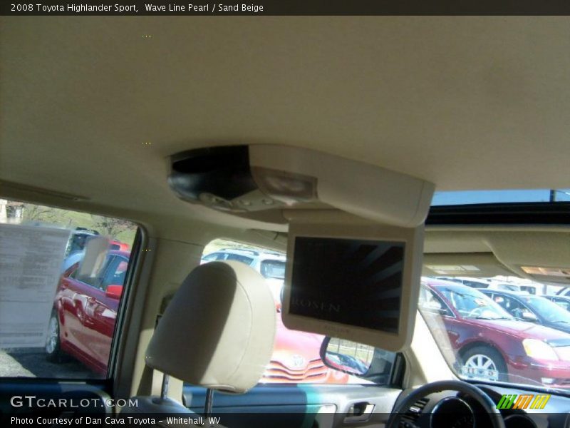 Wave Line Pearl / Sand Beige 2008 Toyota Highlander Sport