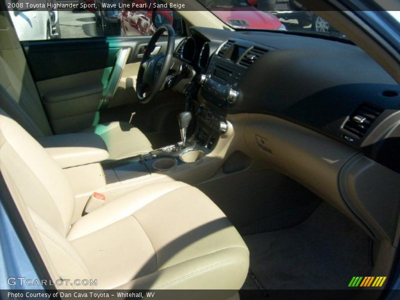 Wave Line Pearl / Sand Beige 2008 Toyota Highlander Sport