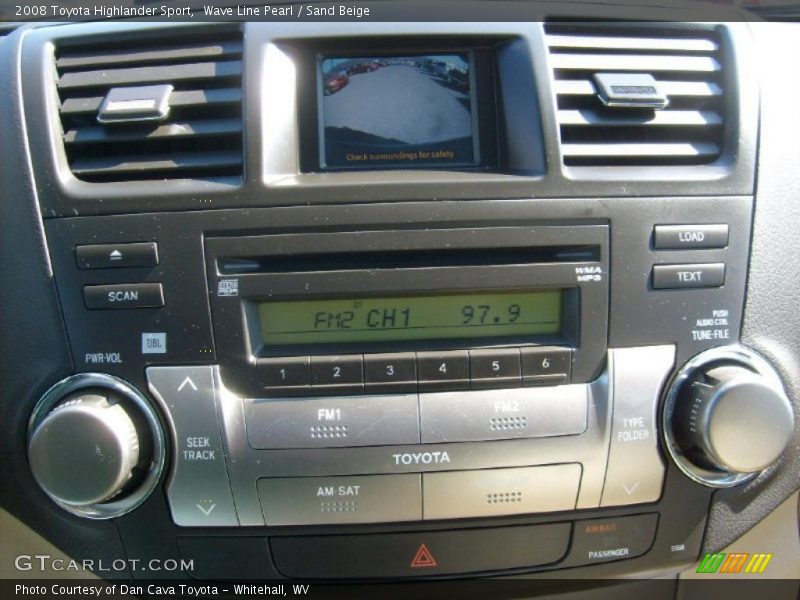 Wave Line Pearl / Sand Beige 2008 Toyota Highlander Sport