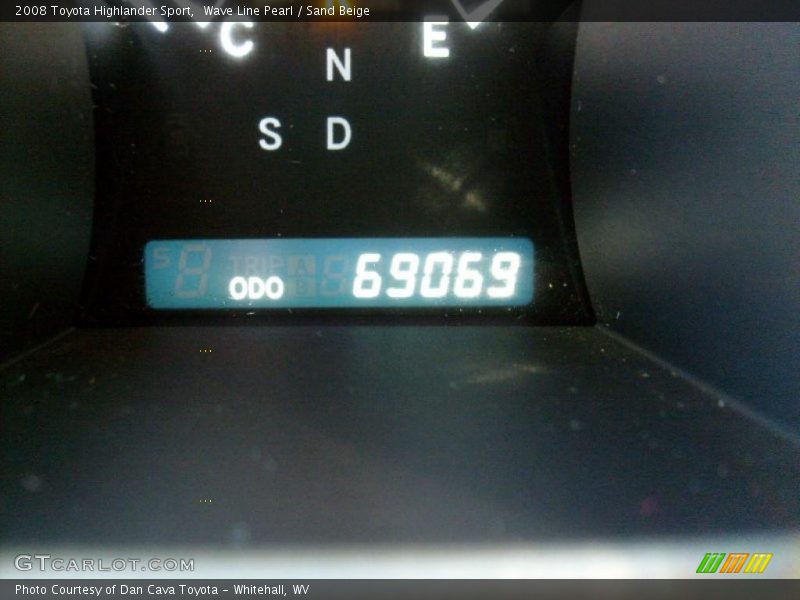 Wave Line Pearl / Sand Beige 2008 Toyota Highlander Sport