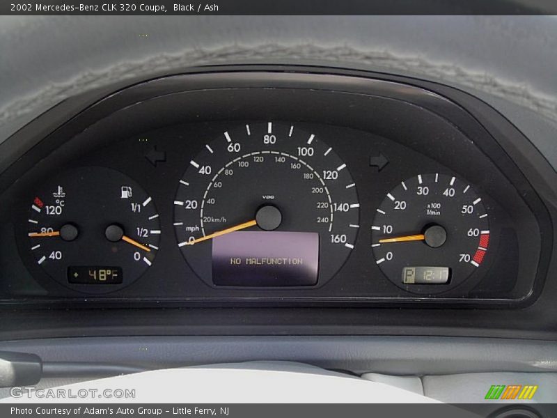 Black / Ash 2002 Mercedes-Benz CLK 320 Coupe