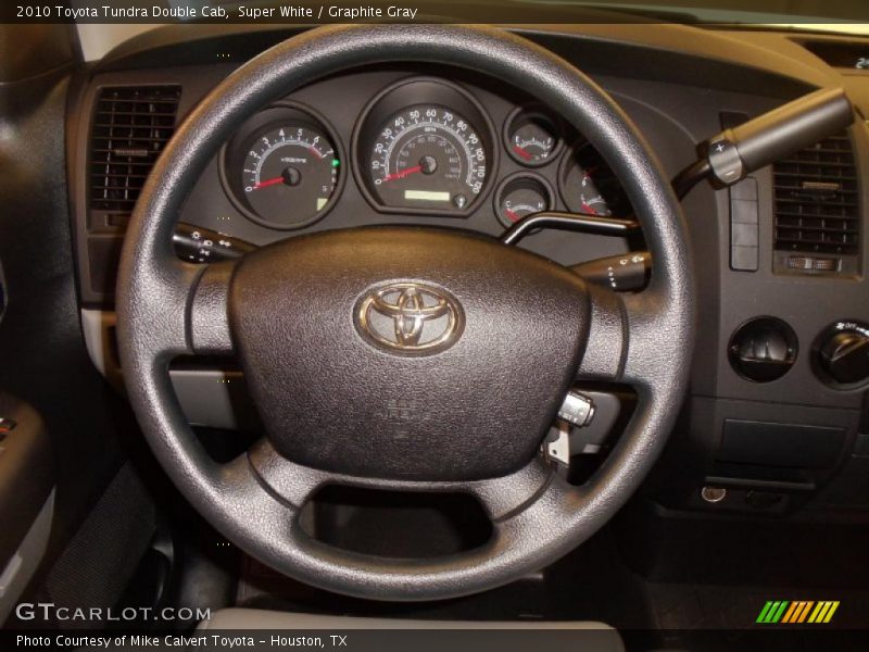 Super White / Graphite Gray 2010 Toyota Tundra Double Cab