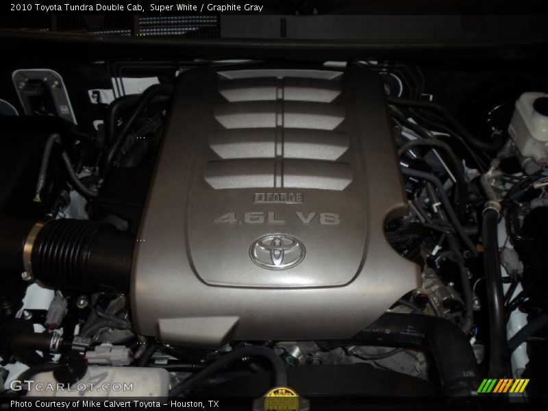 Super White / Graphite Gray 2010 Toyota Tundra Double Cab