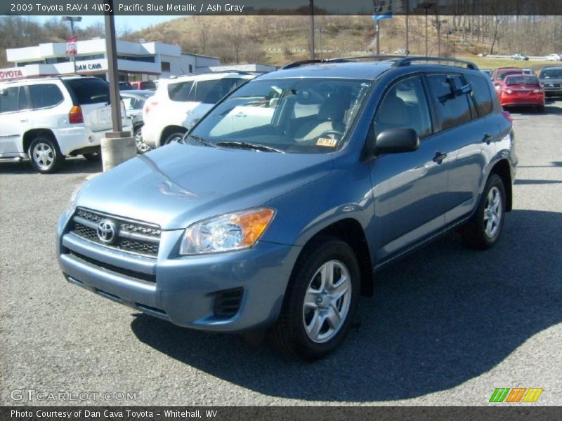 Pacific Blue Metallic / Ash Gray 2009 Toyota RAV4 4WD