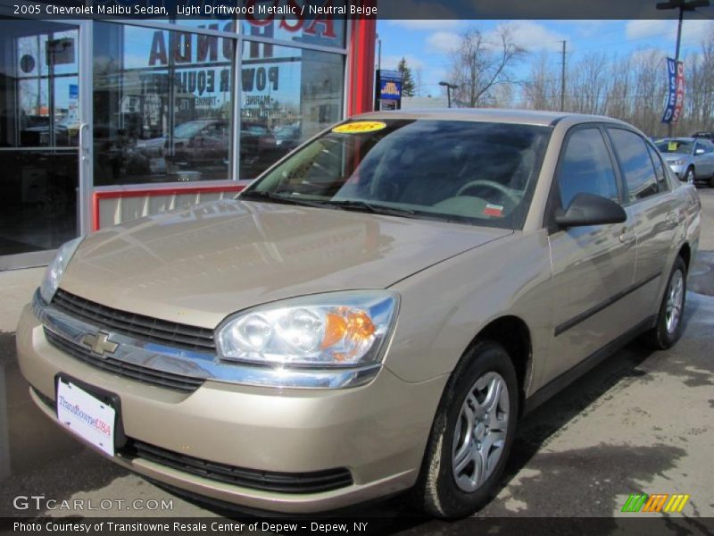 Light Driftwood Metallic / Neutral Beige 2005 Chevrolet Malibu Sedan