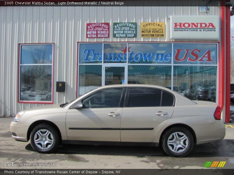 Light Driftwood Metallic / Neutral Beige 2005 Chevrolet Malibu Sedan