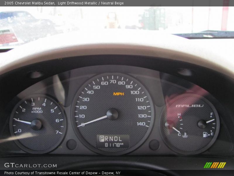 Light Driftwood Metallic / Neutral Beige 2005 Chevrolet Malibu Sedan