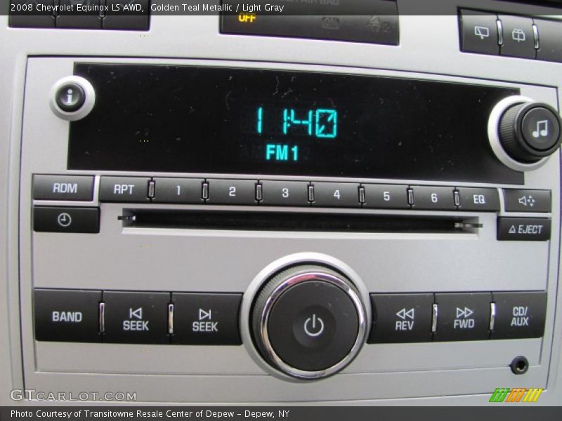 Golden Teal Metallic / Light Gray 2008 Chevrolet Equinox LS AWD