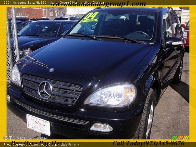 Desert Silver Metallic / Charcoal 2004 Mercedes-Benz ML 350 4Matic