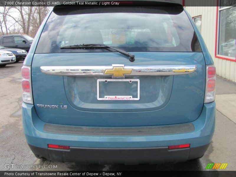 Golden Teal Metallic / Light Gray 2008 Chevrolet Equinox LS AWD