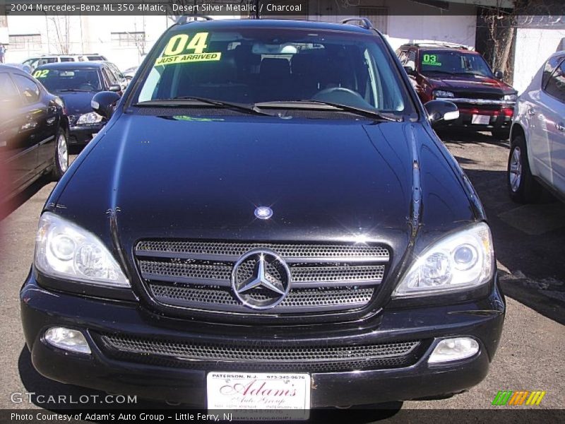 Desert Silver Metallic / Charcoal 2004 Mercedes-Benz ML 350 4Matic