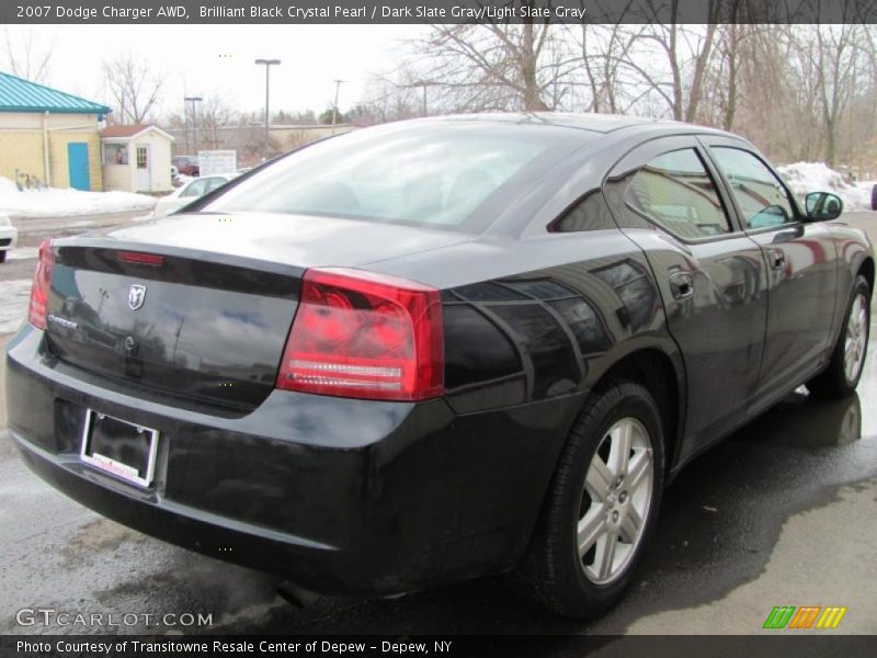 Brilliant Black Crystal Pearl / Dark Slate Gray/Light Slate Gray 2007 Dodge Charger AWD