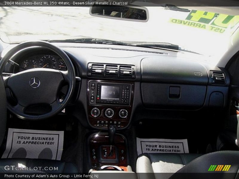 Desert Silver Metallic / Charcoal 2004 Mercedes-Benz ML 350 4Matic