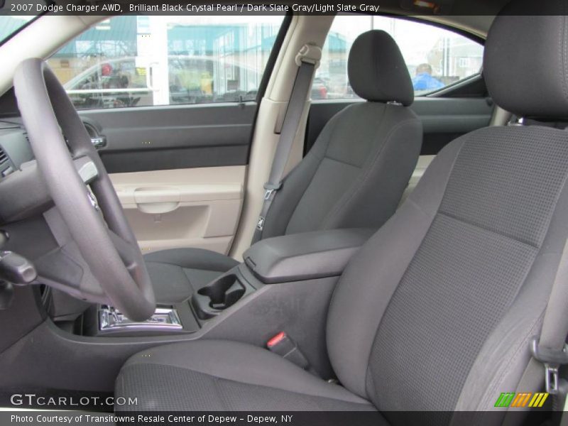 Brilliant Black Crystal Pearl / Dark Slate Gray/Light Slate Gray 2007 Dodge Charger AWD