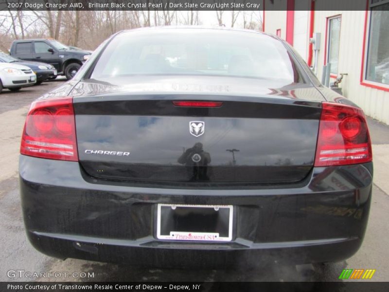 Brilliant Black Crystal Pearl / Dark Slate Gray/Light Slate Gray 2007 Dodge Charger AWD