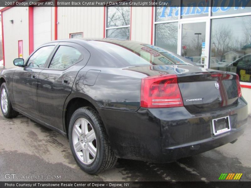 Brilliant Black Crystal Pearl / Dark Slate Gray/Light Slate Gray 2007 Dodge Charger AWD