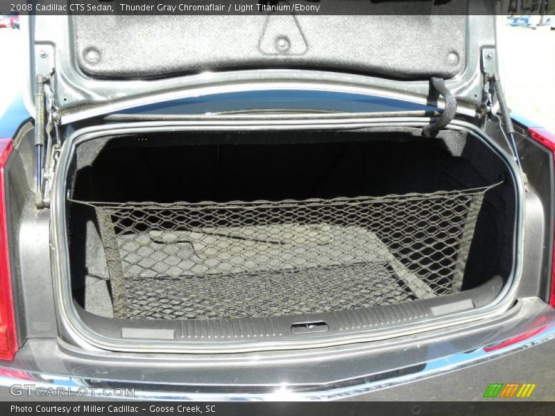 Thunder Gray Chromaflair / Light Titanium/Ebony 2008 Cadillac CTS Sedan