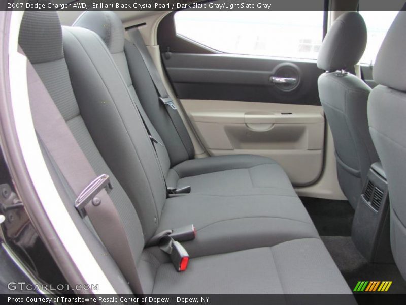 Brilliant Black Crystal Pearl / Dark Slate Gray/Light Slate Gray 2007 Dodge Charger AWD