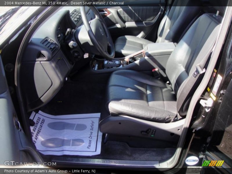 Desert Silver Metallic / Charcoal 2004 Mercedes-Benz ML 350 4Matic