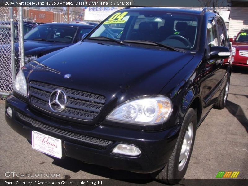 Desert Silver Metallic / Charcoal 2004 Mercedes-Benz ML 350 4Matic