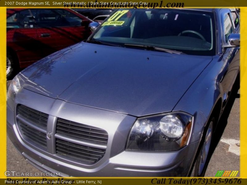 Silver Steel Metallic / Dark Slate Gray/Light Slate Gray 2007 Dodge Magnum SE