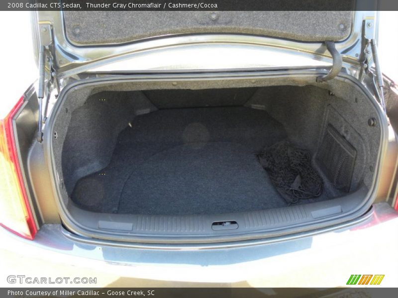 Thunder Gray Chromaflair / Cashmere/Cocoa 2008 Cadillac CTS Sedan