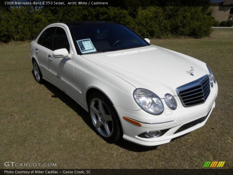 Arctic White / Cashmere 2008 Mercedes-Benz E 350 Sedan
