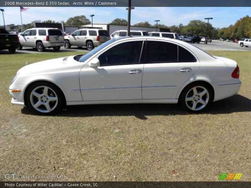 Arctic White / Cashmere 2008 Mercedes-Benz E 350 Sedan