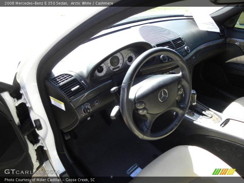 Arctic White / Cashmere 2008 Mercedes-Benz E 350 Sedan