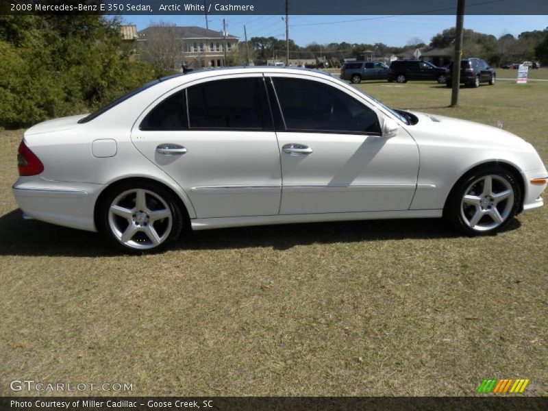 Arctic White / Cashmere 2008 Mercedes-Benz E 350 Sedan