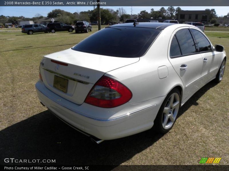 Arctic White / Cashmere 2008 Mercedes-Benz E 350 Sedan