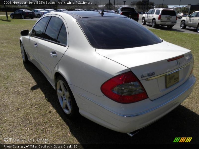 Arctic White / Cashmere 2008 Mercedes-Benz E 350 Sedan